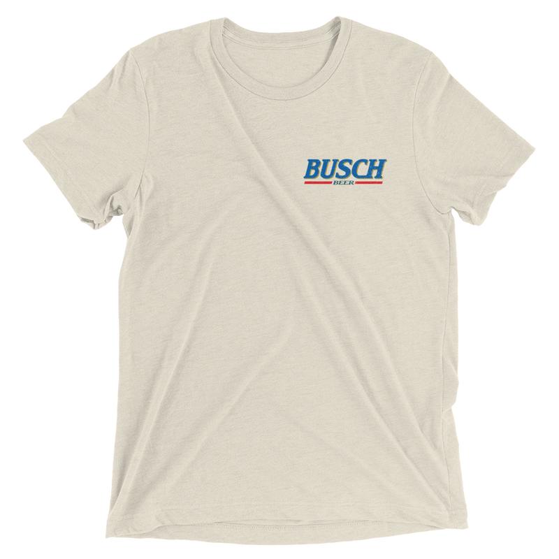 BUSCH LIGHT, BEER, BUSCH BEER '96 LABEL T-SHIRT, For Men, For Women, Casual Graphic Round Neck T-shirt for Summer, Fashion Men's Top for Daily Wear