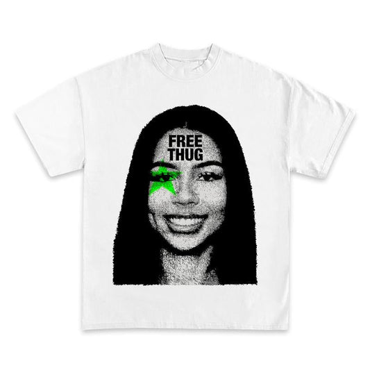 Mariahh Green Star tee with standout design