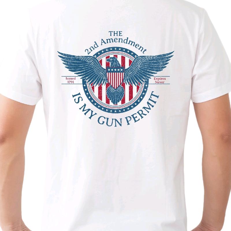 The 2nd Amendment is my gun permit T-shirt t shirt