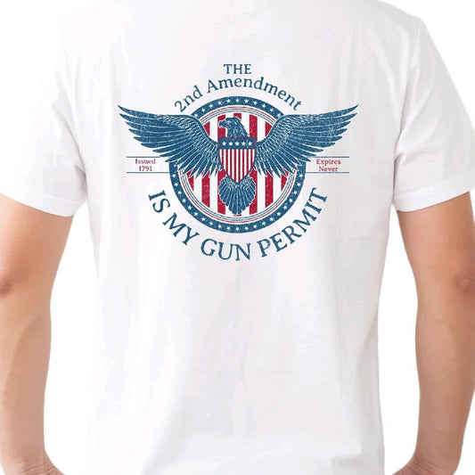 The 2nd Amendment is my gun permit T-shirt t shirt