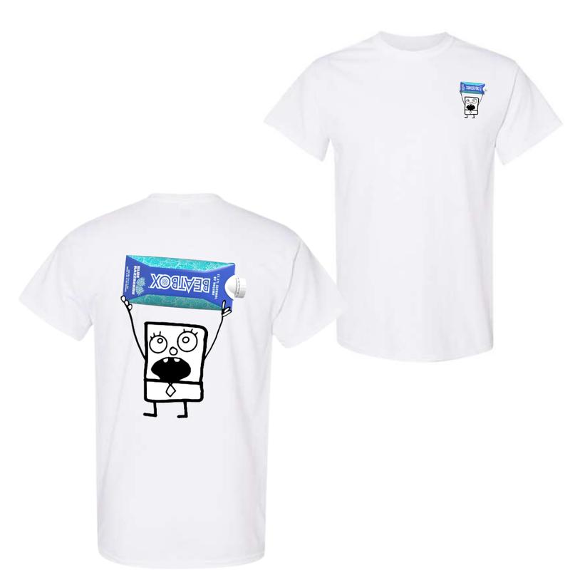 Doodlebob Beatboxe 2 Sided T-Shirt, Funny Drinking T-Shirt, Summer T-Shirt, Full Color T-Shirt, Unisex T-Shirt, For Men, For Women, Gift For All Mensw