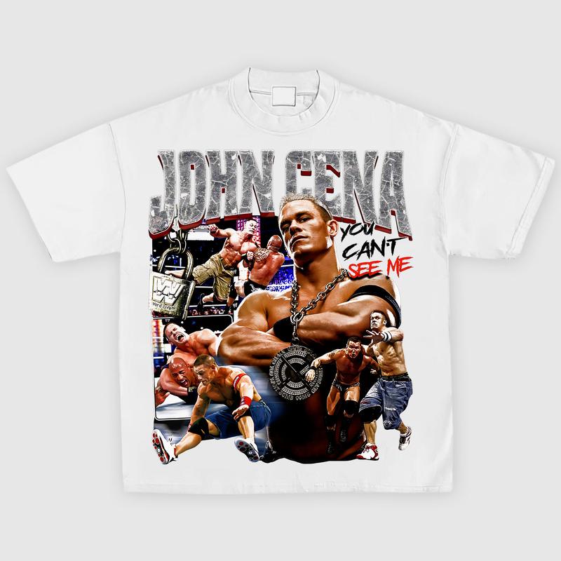 JOHN CENA TEE, Wrestling Tee, Sports Shirt, WWE Tee, Workout T-shirt, Gift for Him Gift For Her Hoodie Sweatshirt Streetwear Menswear
