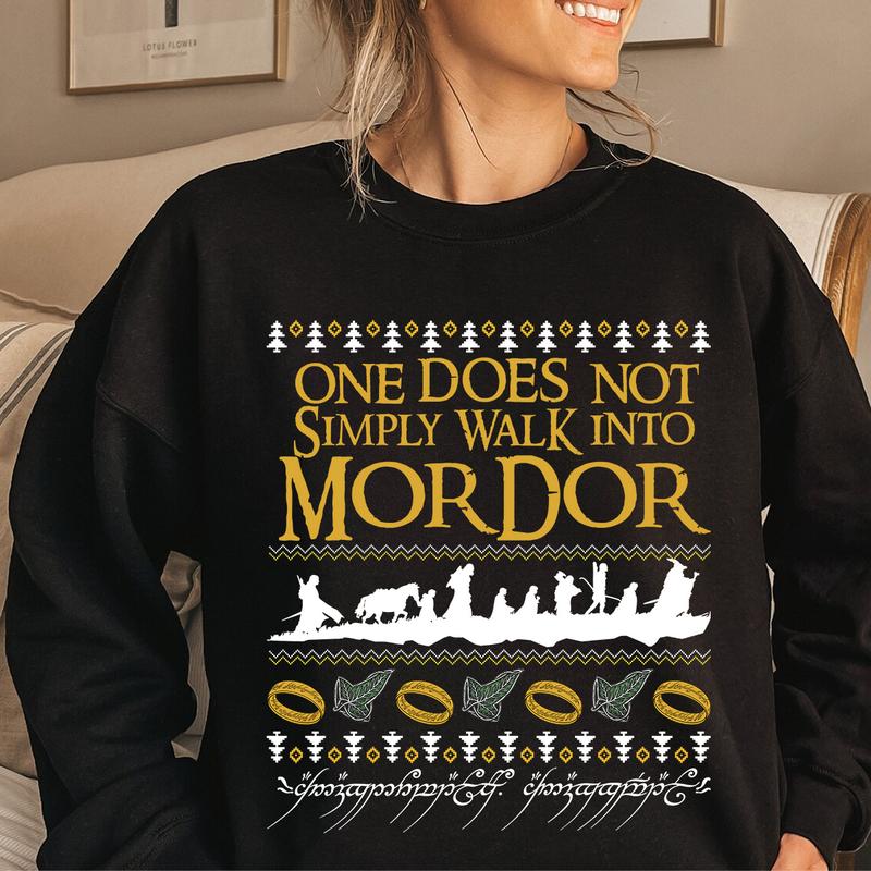 LOTR Ugly Mordoorr T shirt Hoodie Sweatshirt