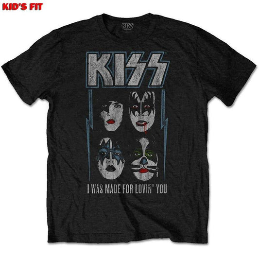 KISS Kids Tee Made For Lovin You Vintage Tshirt