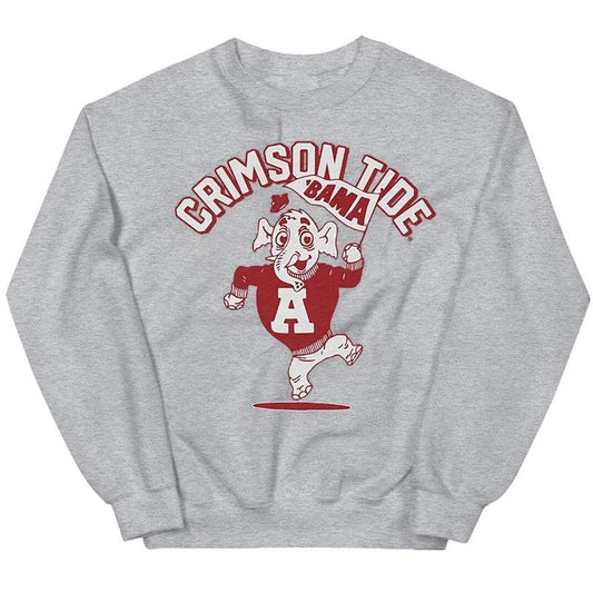 Vintage Style University Of Alabama Elephant Tee For Fans Cotton Menswear