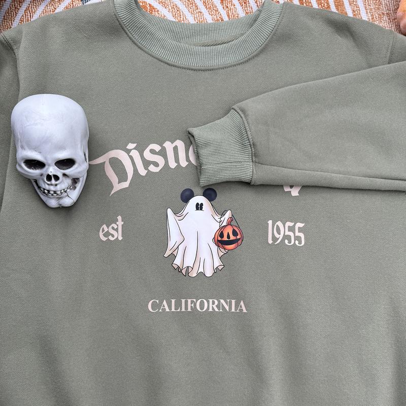 Halloween Magic Land Sweatshirt Hoodie, Cute Mickey Ghost Halloween Shirt, Funny Mickey Halloween Tees, Halloween 2024 Gifts