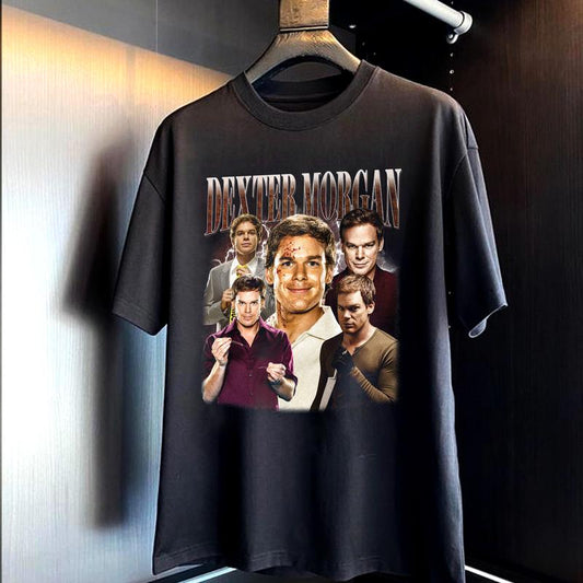 Dexter Morgan Vintage Shirt, Dexter T-Shirt, Gift Dexter Morgan Gift For Movies Lovers Casual Clothing Fabric Menswear Top Fleece