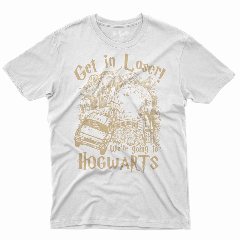 Get In Loser We're Going To Hogwarts Shirt, Wizard Flying Car Shirt, Universal Studios Shirt, Wizard Shirts