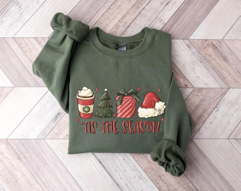 Tis The Season SweatshirtShirtHoodie, Retro Crewneck, Cotton