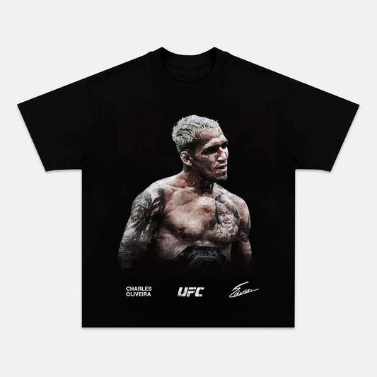 CHARLES OLIVEIRA TEE , Boxing T-shirt, Boxer Tee, Sports Shirt, UFC Shirt, MMA Shirt, Workout T-shirt, Gift for Him Gift For Her Hoodie Sweatshirt