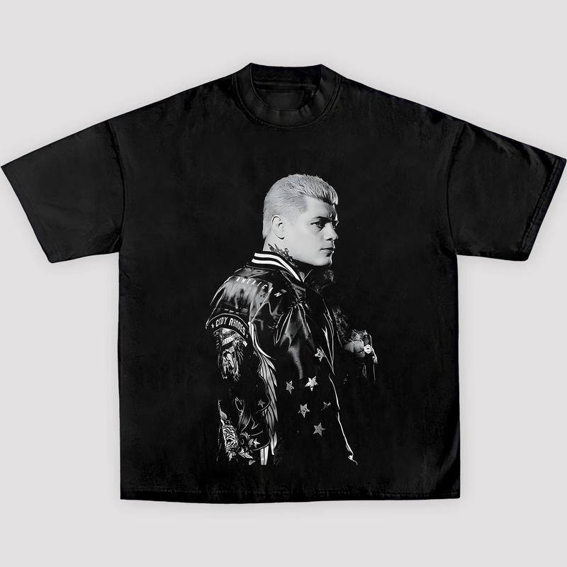 CODY RHODES TEE, Wrestling Tee, WWE Tee, Wrestling Gift, Sports Shirt, Workout T-shirt Menswear Streetwear Crewneck Clothing