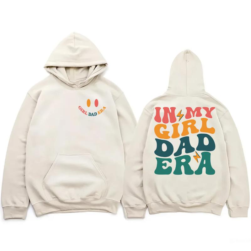 In My Girl Dad Era T-shirt, Girl Dad 2-Sided T-shirt, New Dad Hoodie, Funny Dad Shirt, Dad Birthday Gift, Fathers Day Gift, Hoodie and Sweatshirt, Ful