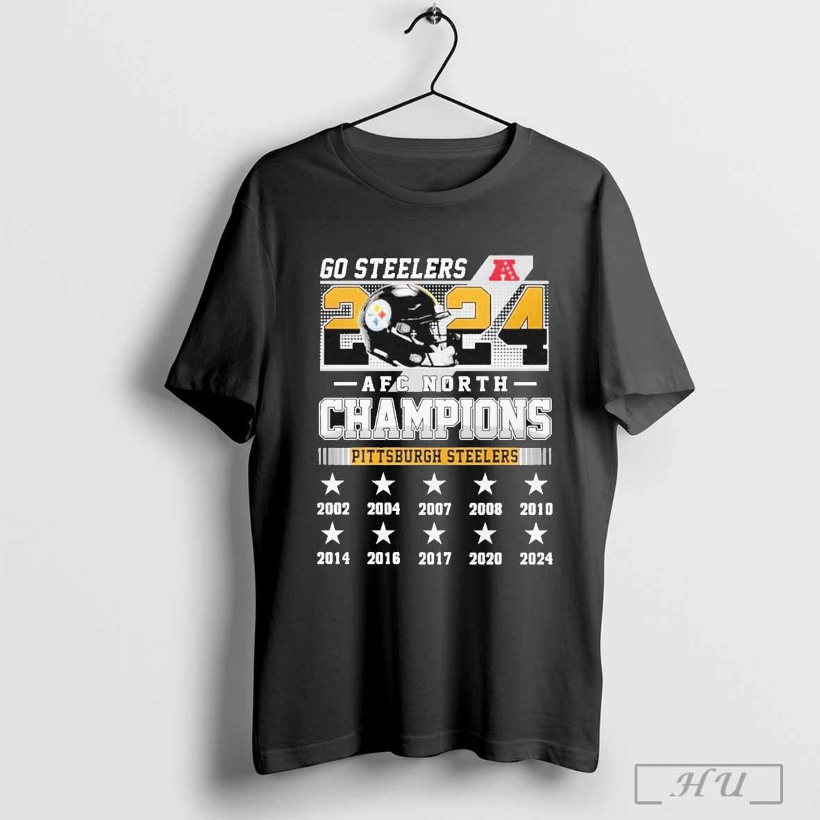 Pittsburgh Steelers Celebrating Afc North Champions 2024 Go Steelers