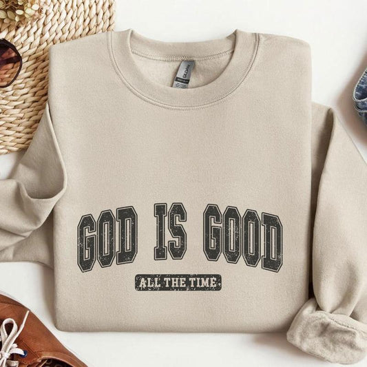 God is Good Sweatshirt, God Lover Crewneck, Gifts For Men for Women
