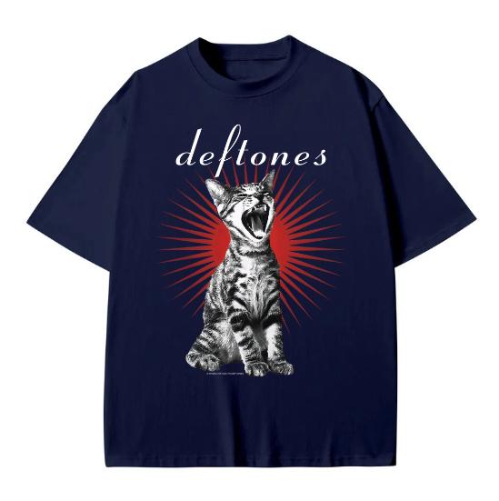 Rare!! Deftones Shirt Vintage Deftones Cat Album Punk T Shirt Vintage Band Tee Cotton Menswear