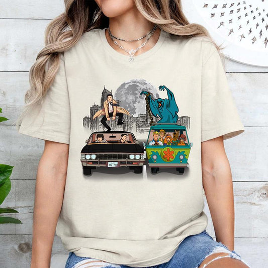 Supernatural T Shirt, Vintage Supernatural T Shirt, Gift For Woman and Man Unisex T-Shirt Sweatshirt Hoodie Casual Cotton