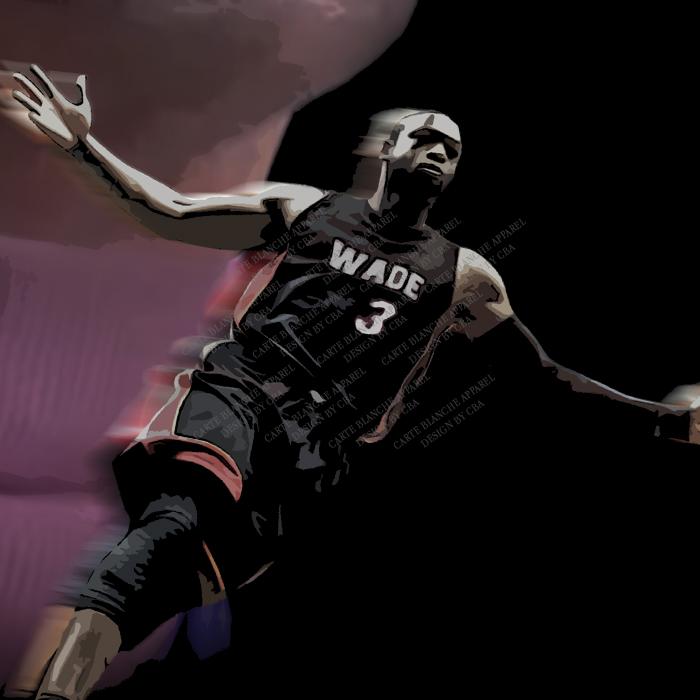 Dwyane Wade Statue Funny Parody Miami Basketball D Wade Lebron James Chris Bosh Custom Graphic Tee T-Shirt Streetwear Vintage