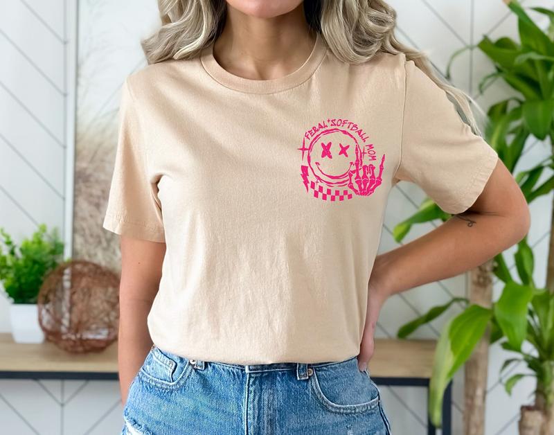 Somebody's Feral Mom Shirt, Feral Mom Shirt, Mom Shirt, Mom Shirt, Softball Mama, Mom Life Shirt, Sports Mom Shirt