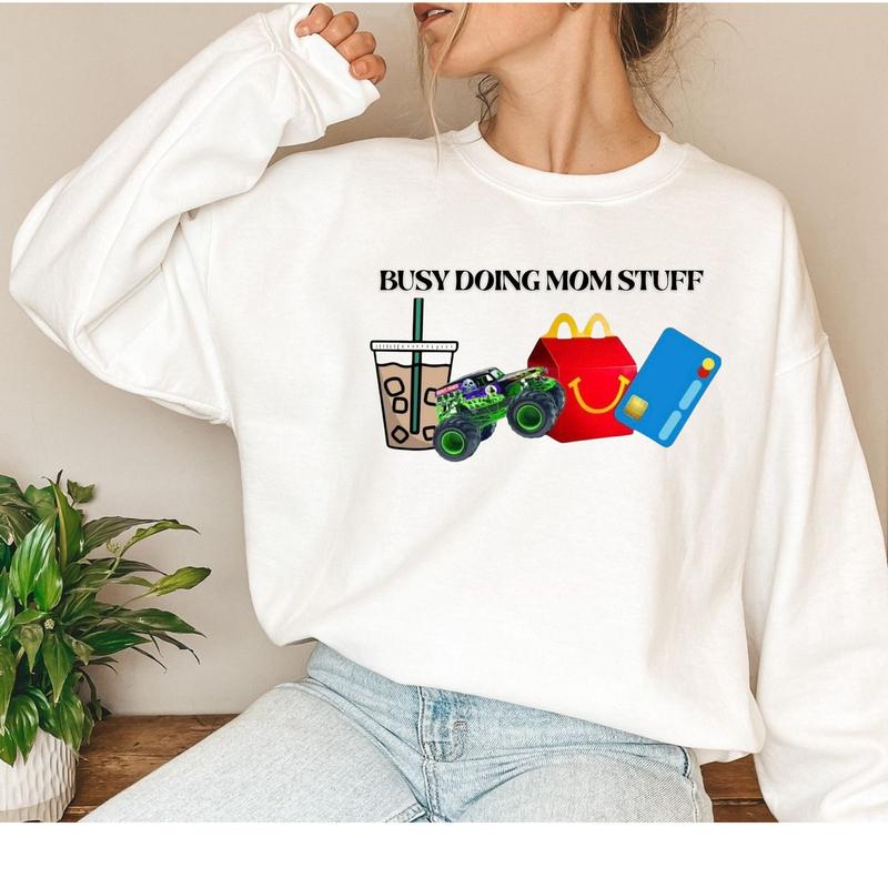 Busy Doing Mom Stuff Sweatshirt, T-shirt - Multiple Sizes Available - Limited Edition Prints - Find Your Look - Unisex Style Essentials - Color Spectr