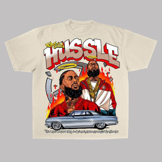 Bootleg Nipsey Hussle T-Shirt, Nipsey Hussle Vintage Tee, Music Rap Graphic Tee, Unisex Fashion Shirt Menswear Womenswear Streetwear