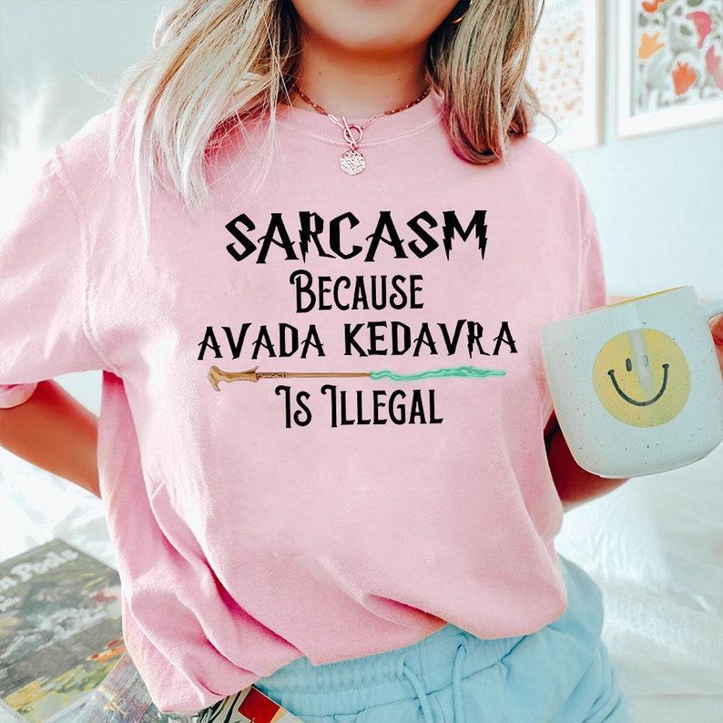 Harry Potter T-Shirt, Avada Kedavra Vacation T-Shirt, Wizard School T-Shirt, Gifts For Her, Gift For Him Classic Fabric