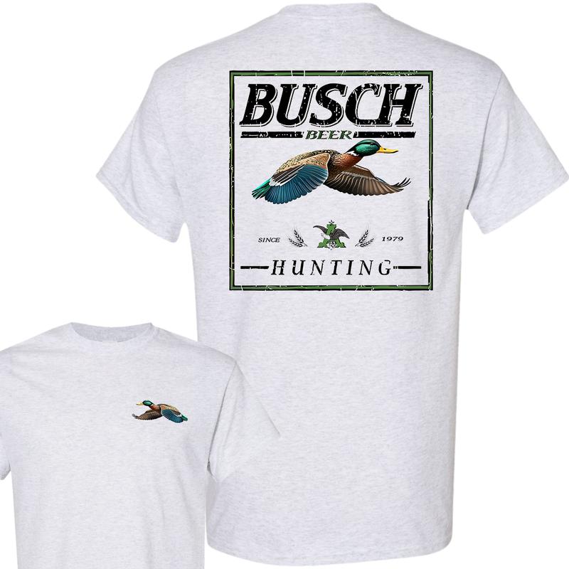 Busch Light Hunting Duck T-Shirt, Unisex T-Shirt, Full Color T-Shirt, For Men, For Women