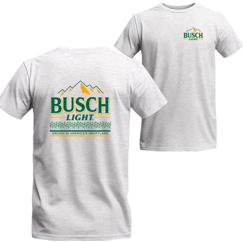 Busch Light Corn Field 2-Sided T-shirt, Busch Light Short Sleeve Tee, Unisex Shirt