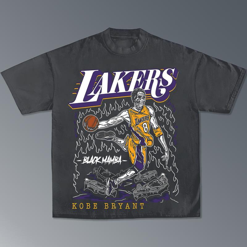 KOBE LAKERS Shirt, Basketball Shirt, Sport T-shirt, Unisex Crewneck Sport Classic T-Shirt, Gift For Him Her, Basketball Fans Clothing Cotton