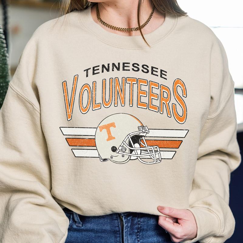 Tennessee Volunteers Vintage Football NCAA Sweatshirt, Vintage The University Of Tennessee Sweatshirt, Unisex Vintage Sweatshirt NCAA, Classic Sport S