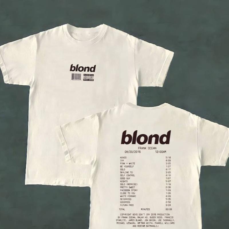 Blond Frank Ocean Retro Vintage Style Shirt For Men blond album