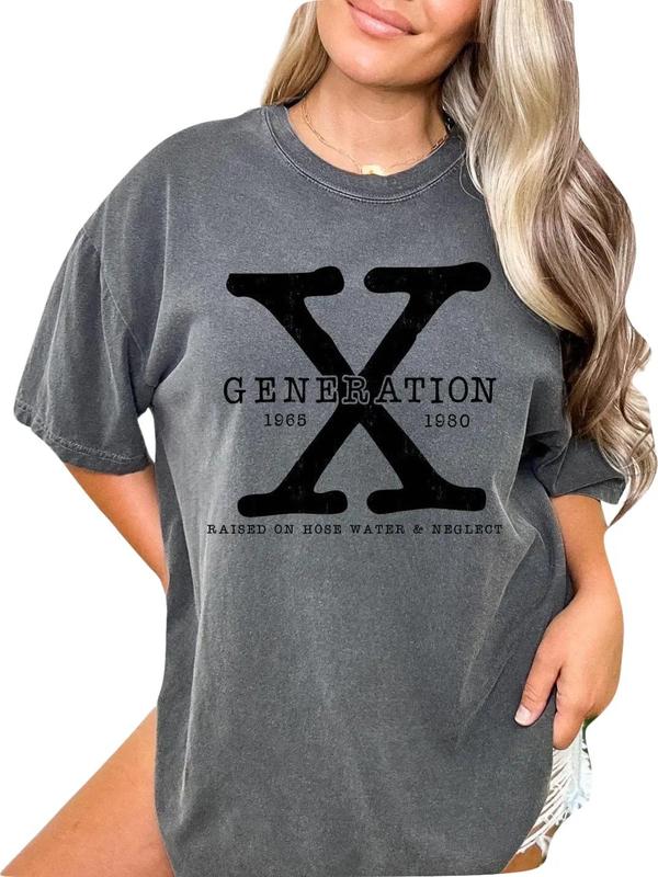 Gen X Colors Tshirt Generation X Tee Gen X Tshirt Generation X Shirt Raised on Hose Water Sweatshirt, Hoodie, Comfort Colors