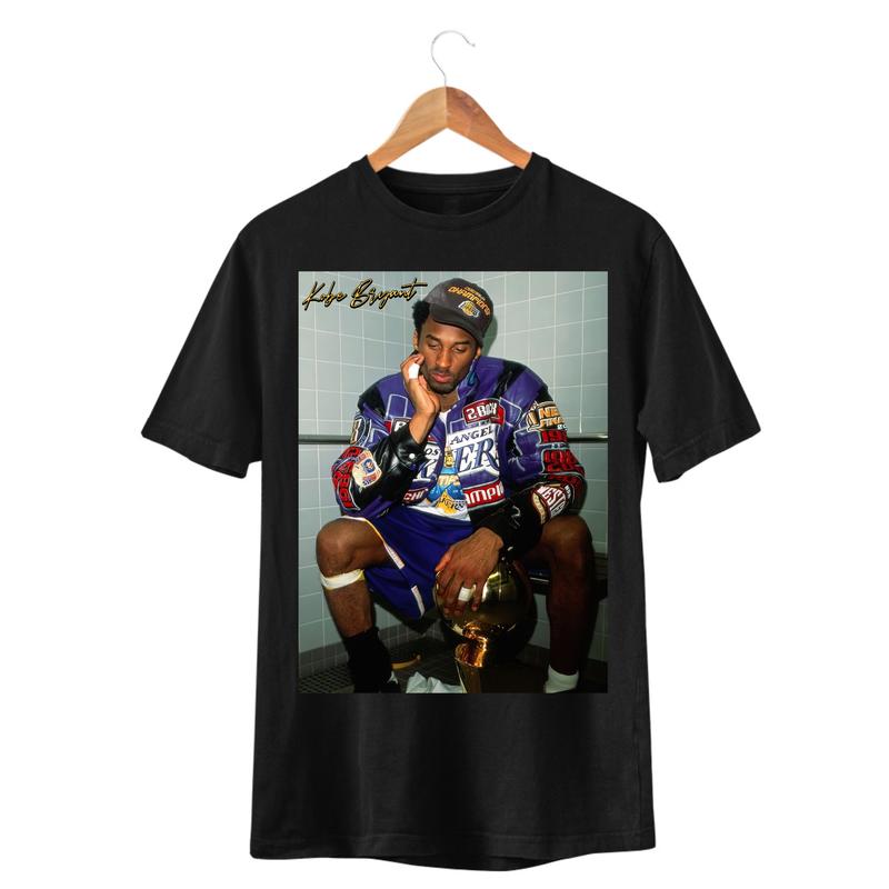 K0be Bryant Hat Jacket Lakers Championship T-Shirt Cotton Fabric