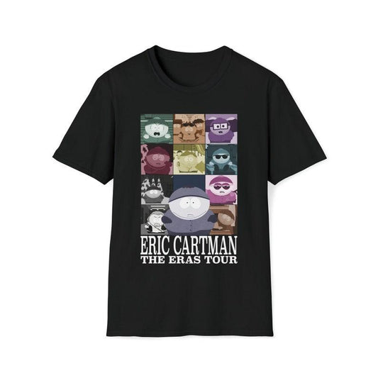 Eric Cartman The Eras Tour Unisex Softstyle T-Shirt, Southpark, tv show, cartoon, Southpark tshirt, gift for her, gift for him