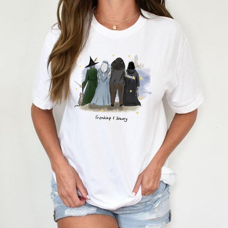 HP Professors In Paradise, Rest In Peace McGonagall Professor, Dame Maggie Smith T-Shirt, Harry Sweatshirt Hoodie Womenswear Check