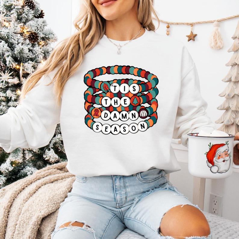 Tis The D@mn Season Shirt, Christmas Unisex Shirtsweatshirthoodie