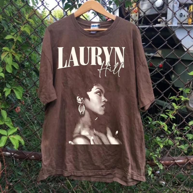 Laur_yn Hill 90s Graphic, music Laur_yn T-shirt Cotton Unisex Streetwear Menswear Top