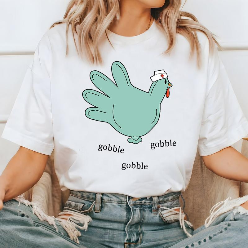 Nurse Shirts, Thanksgiving Nurse Shirt, RN Thanksgiving Shirt, Thanksgiving Gift, Nurse Gift For Women, Picu Er Peds Medical Assistant Gifts, Turkey T