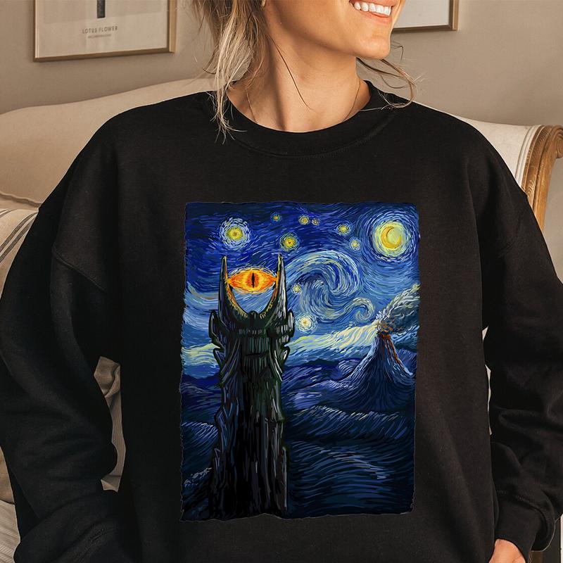 LOTR Eye of Sauron T Shirt Hoodie Sweatshirt Sweater
