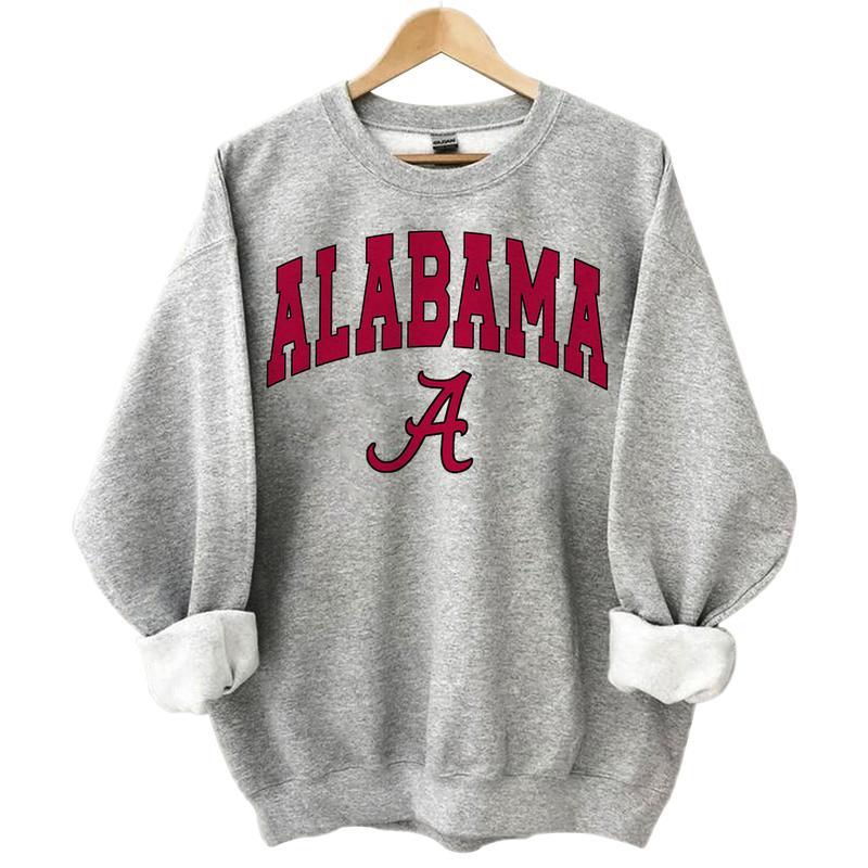 Alabama Crimson Tide NCAA Football Vintage Shirts, Graphic University of Alabama NCAA Basketball Team Shirt, Gift Top Unisex Cotton Shirt For Sport Fa