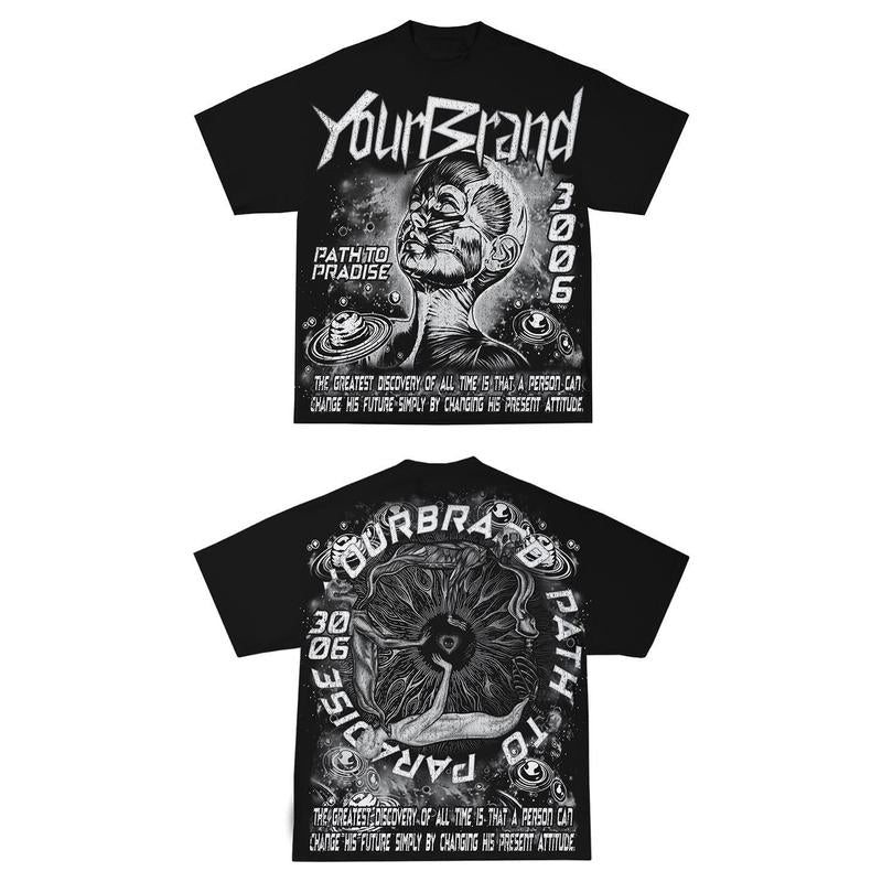 Y2K Graphic Hellstar 3006 Personalize Printed Tshirt Casual Cotton