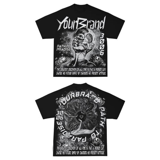 Y2K Graphic Hellstar 3006 Personalize Printed Tshirt Casual Cotton
