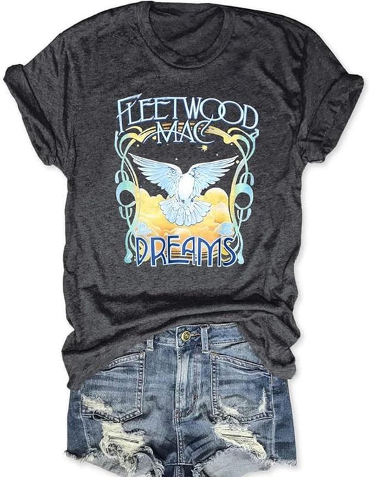 Rock Band T-Shirts for Women Vintage Rock and Roll Country Music Shirt Funny Concert Outfit Short Sleeve Vacation Tops Sweatshirt, Hoodie, Comfort Col