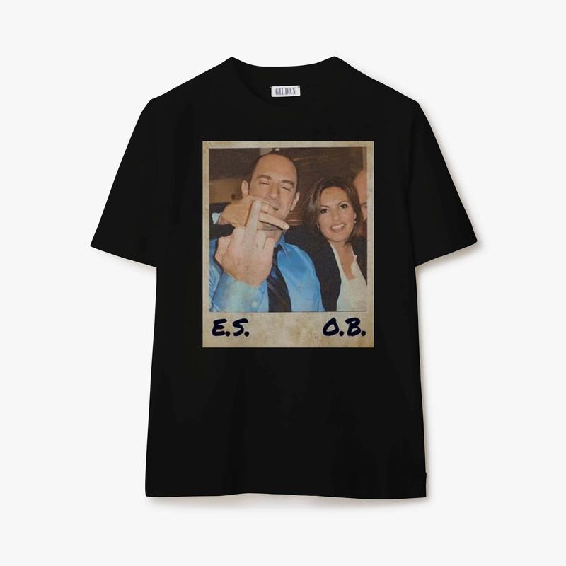 Elliot Stabler And Olivia Benson Shirt Law And Order Shirt Elliot And Olivia Law And Order Svu Vintage Shirt Shirt Fabric