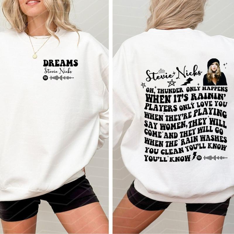 Stevie Dreams Shirt, Dreams Lyrics Sweatshirt, Stevie Tee Shirt, Stevie Nickss Fan Shirt, Stevie T-shirt, Gift For Fan