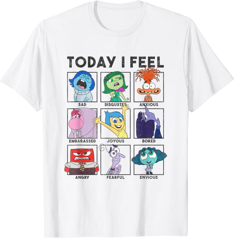 Today I Feel Emotion Shirt, Inside Out 2 Shirt, Therapy Shirt, Gift For Fan, Printed in US