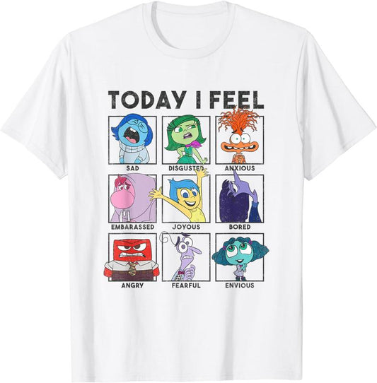 Today I Feel Emotion Shirt, Inside Out 2 Shirt, Therapy Shirt, Gift For Fan, Printed in US