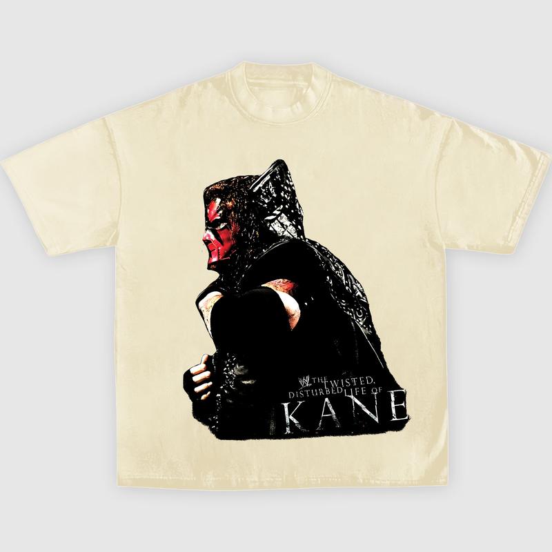 KANE V2 TEE, Wrestling Tee, WWE Tee, Wrestling Gift, Sports Shirt, Workout T-shirt, Gift for Him Hoodie Sweatshirt Menswear Streetwear