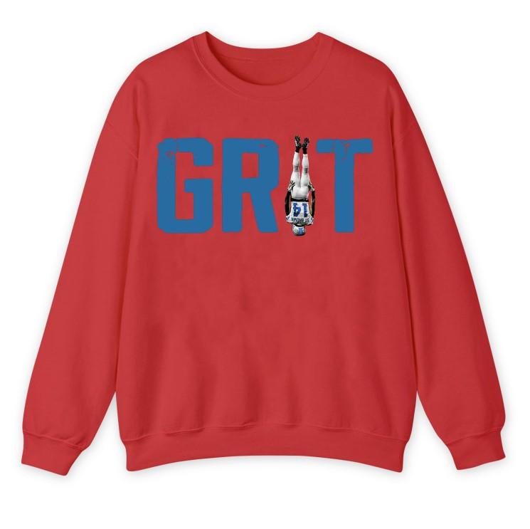 GRIT Amon-Ra St Brown Sweatshirt, Detroit Football Crewneck, Game Day Amon-Ra St Brown Shirt