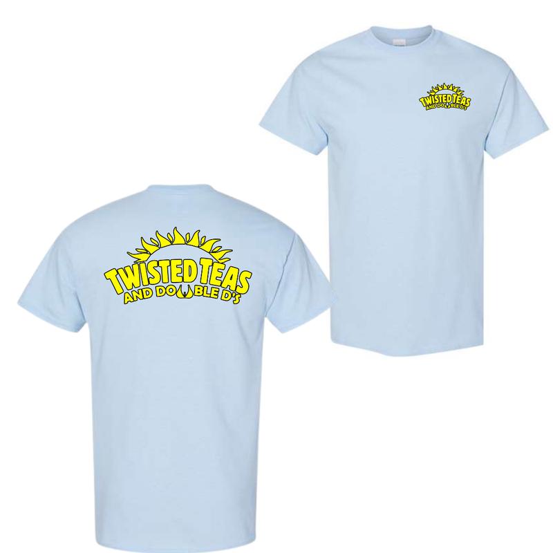 Twisted Teas and Double D's ver2 - 2 Sided - Tshirt Black - For Men - For Women