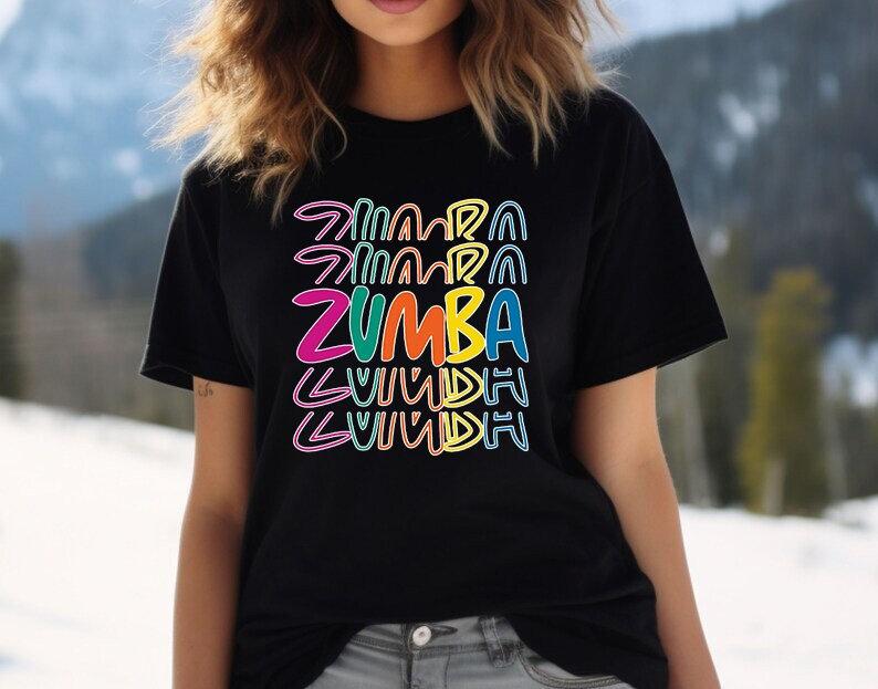 Zumba Tee, Sport Shirts, Shirts With Sayings, Workout Shirt, Dance Mom, Dancing Queen, Fitness Shirt, Unisex T-Shirt, Gifts For Female Male, Short Sle